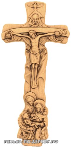 Крест №33 из дерева