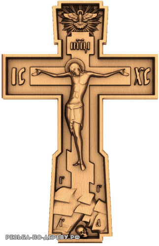 Крест №36 из дерева