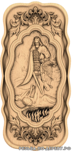 Резное панно Коловрат (3 серия) из дерева