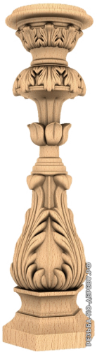 Резная балясина (485) из дерева