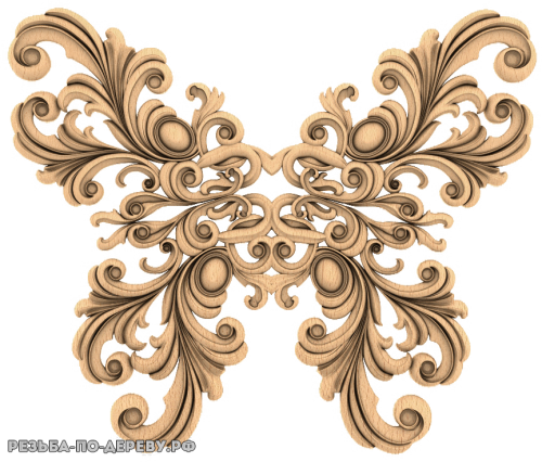 Декор Бабочка из дерева