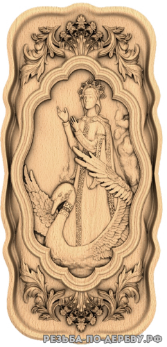 Резное панно Лада (3 серия) из дерева