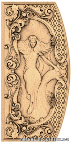 Резное панно Мара (5 серия) из дерева