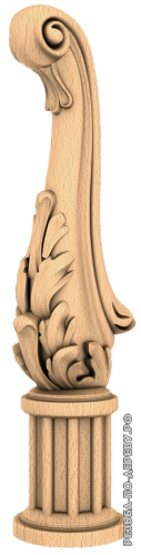 Резная балясина (297) из дерева