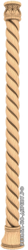 Резная балясина (370) из дерева