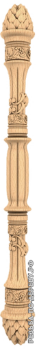 Резная балясина (504) из дерева