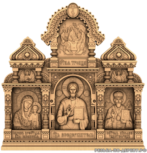 Иконостас - резное изделие из дерева